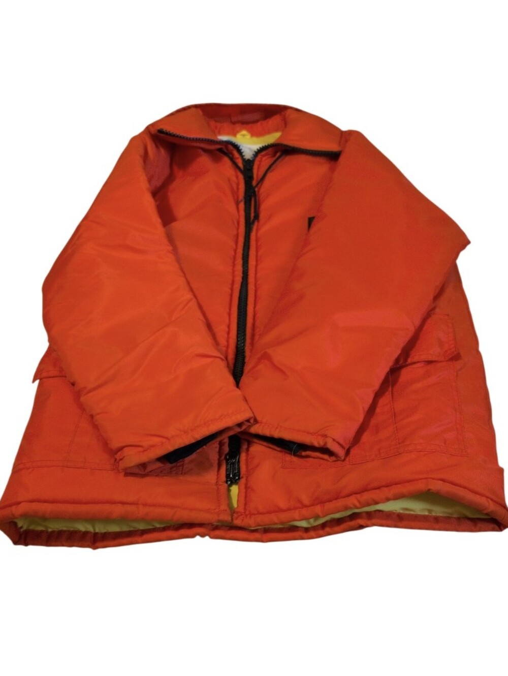 Vintage Buoy-O-Boy Marine Flotation Jacket Red Full Zip PFD Life Vest Small